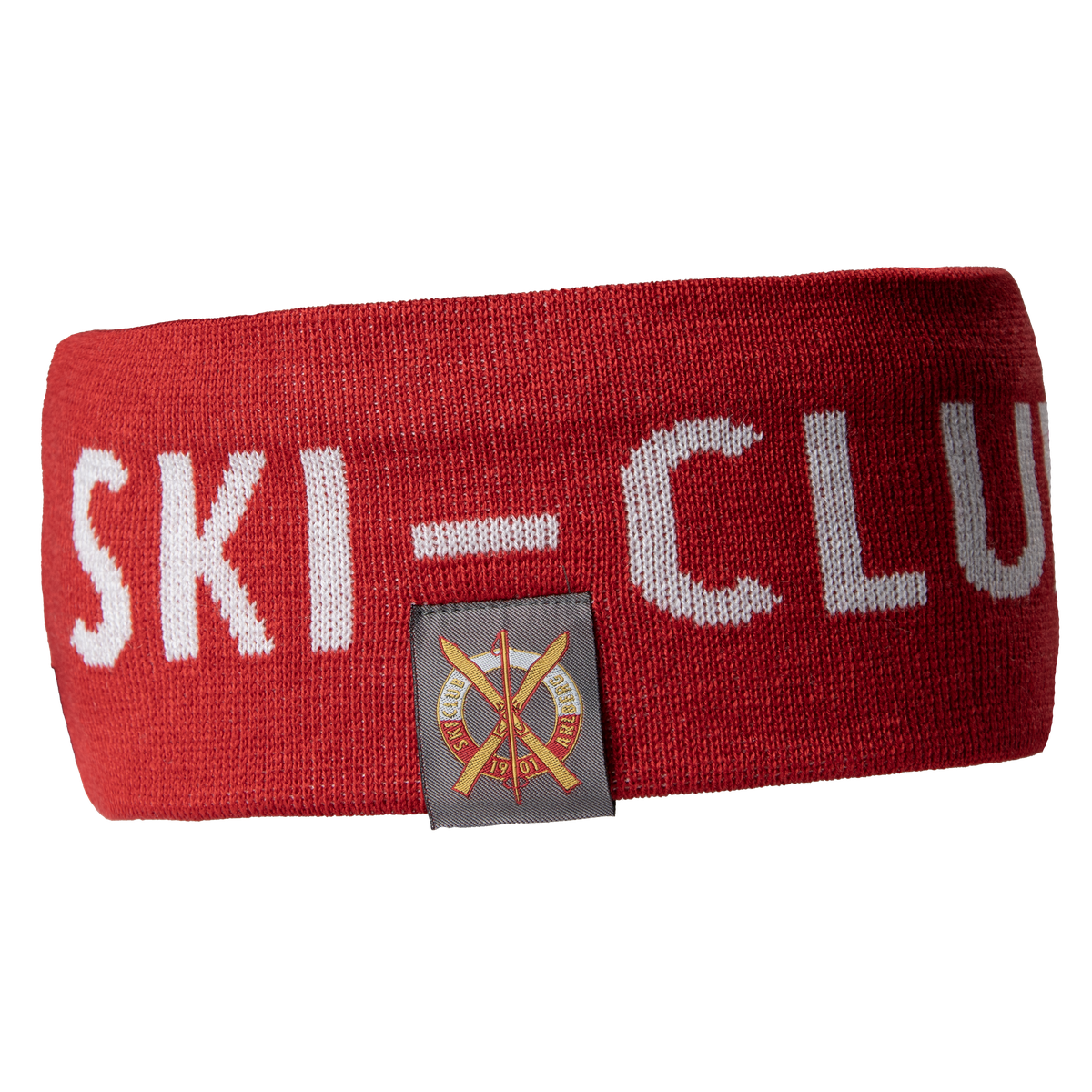 Strickstirnband Kids rot Ski-Club Arlberg